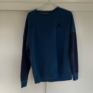 Blue Jordan crew neck sweatshirt